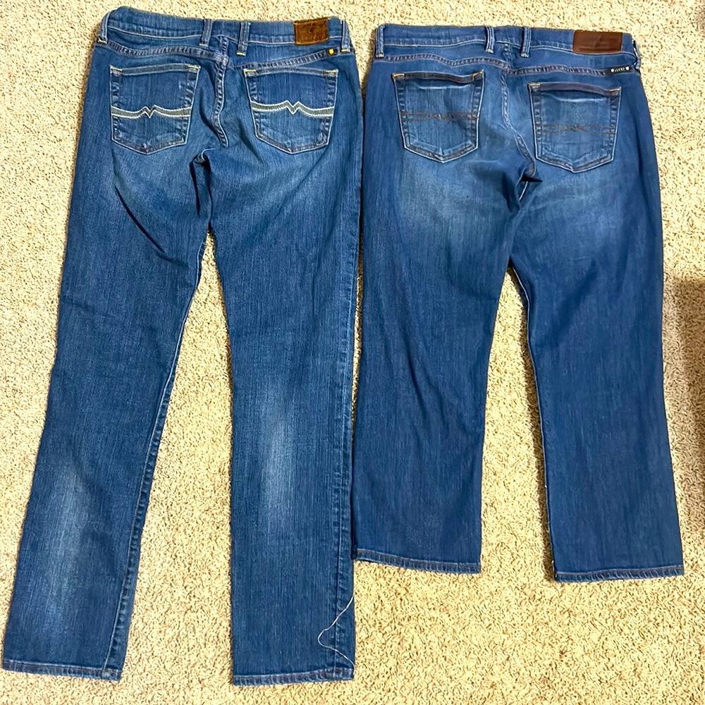 Lot of 2🍀LUCKY BRAND 💙VTG JEANS☘️1 SWEET’N STRAIGHT & 1 SWEET’N CROP🌻Sz 6/28 - Picture 4 of 14